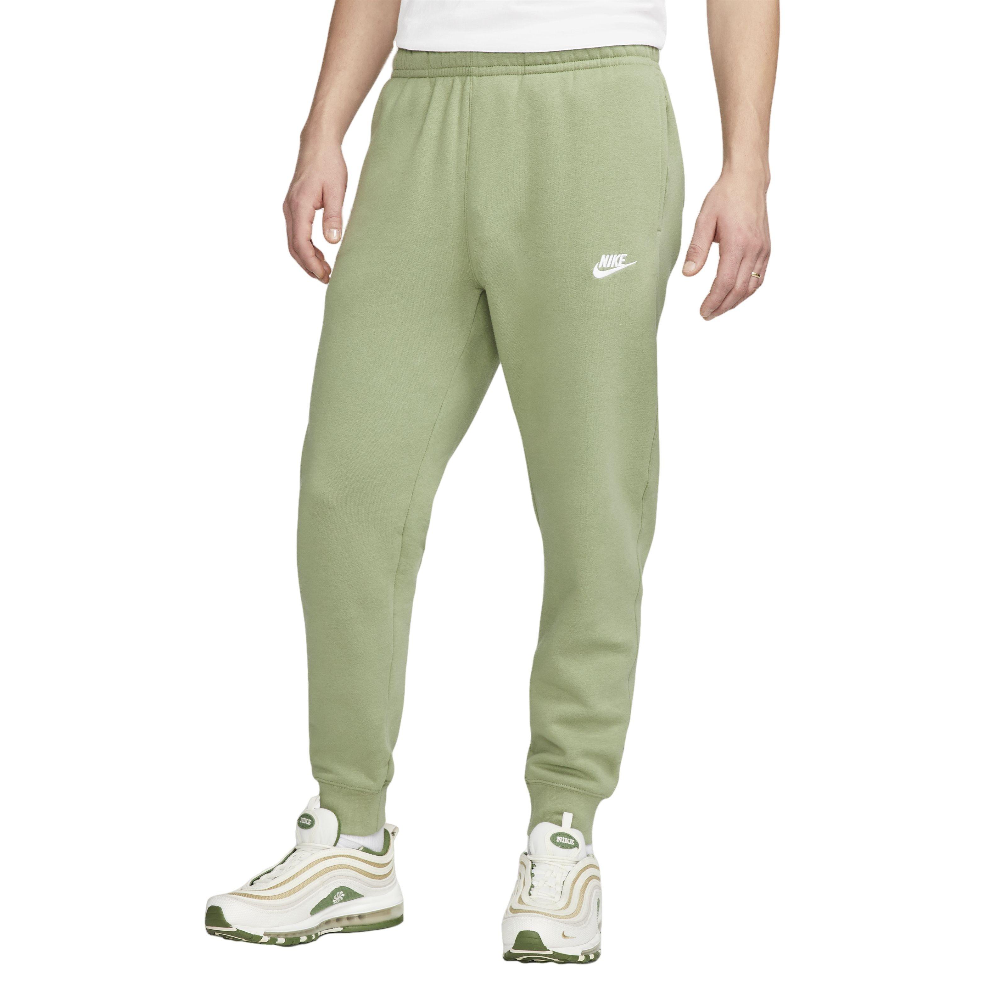 Nike mens green joggers hotsell